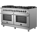 Forno Massimo 60-inch Freestanding Dual-Fuel Range with True European Convection Technology FFSGS6125-60 IMAGE 3