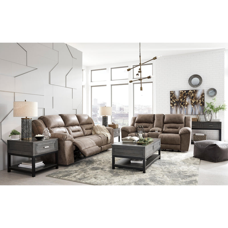 Signature Design by Ashley Stoneland 3990596C Double Reclining Power Loveseat with Console IMAGE 9