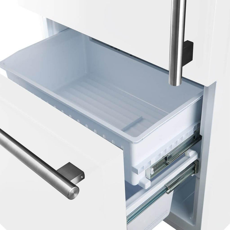 Forno 31-inch, 17.2 cu. ft. Counter-Depth Bottom Freezer Refrigerator with Interior Ice Maker FFFFD1786-31WHT IMAGE 11