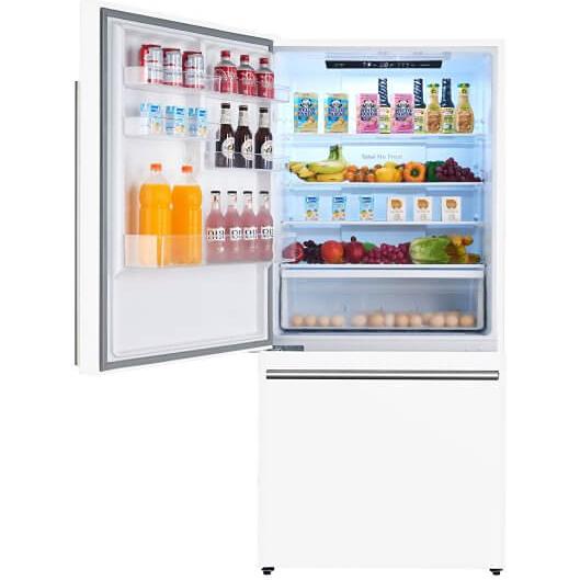 Forno 31-inch, 17.2 cu. ft. Counter-Depth Bottom Freezer Refrigerator with Interior Ice Maker FFFFD1786-31WHT IMAGE 2
