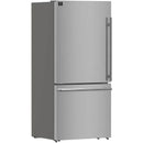 Forno 31-inch, 17.2 cu. ft. Counter-Depth Bottom Freezer Refrigerator with Interior Ice Maker FFFFD1786-31S IMAGE 3