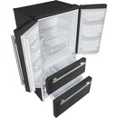  Forno 36-inch, 19.2 cu.ft. Counter-Depth French 4-Door Refrigerator with Internal Ice Maker FFRBI1820-36BLK IMAGE 8