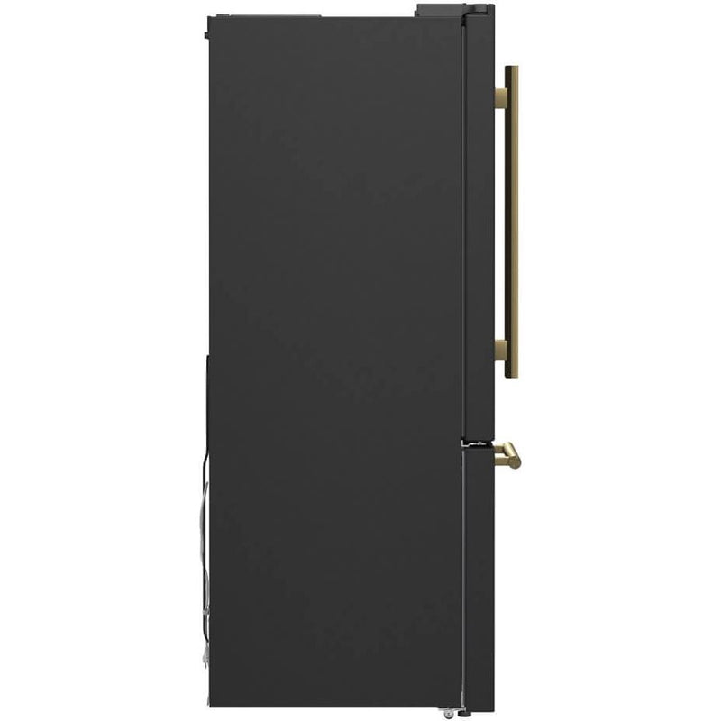 Forno 30-inch, 17.5 cu. ft. Counter-Depth French 3-Door Refrigerator with Interior Ice Maker FFFFD1974-31BLK IMAGE 16