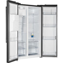 Forno 36-inch, 20 cu. ft. Freestanding Side-by-Side Refrigerator FFRBI1844-36BLK IMAGE 6