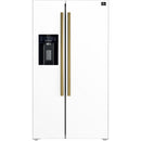 Forno 36-inch, 20 cu. ft. Freestanding Side-by-Side Refrigerator FFRBI1844-36WHT IMAGE 2