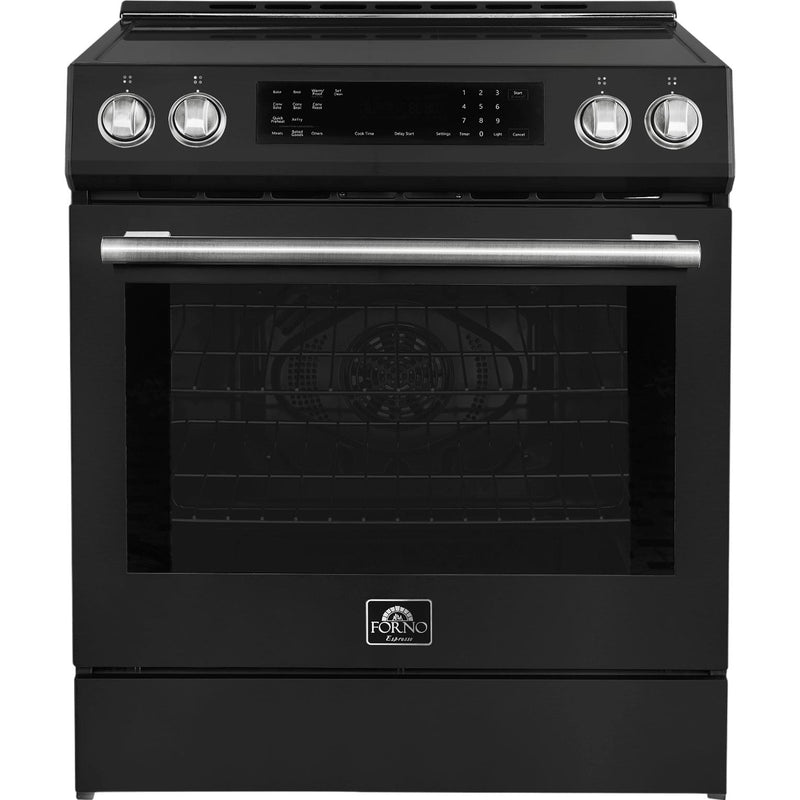 Forno 30-inch Slide-In Induction Range with True European Convection Technology FFSIN0905-30BLK IMAGE 1