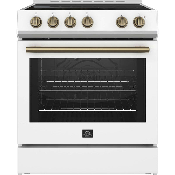 Forno 30-inch Slide-in Electric Range with Convection Technology FFSEL6022-30WHT IMAGE 1