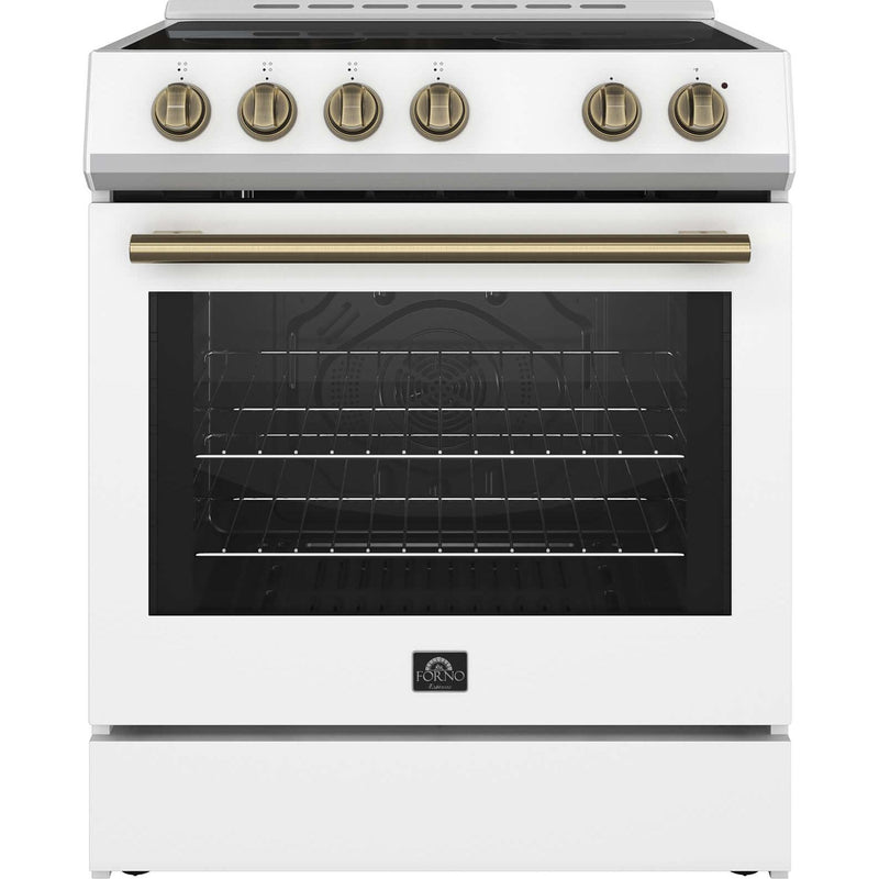 Forno 30-inch Slide-in Electric Range with Convection Technology FFSEL6022-30WHT IMAGE 1