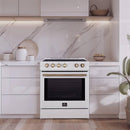 Forno 30-inch Slide-in Electric Range with Convection Technology FFSEL6022-30WHT IMAGE 5
