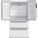  Forno 36-inch, 19.2 cu.ft. Counter-Depth French 4-Door Refrigerator with Internal Ice Maker FFRBI1820-36WHT IMAGE 5