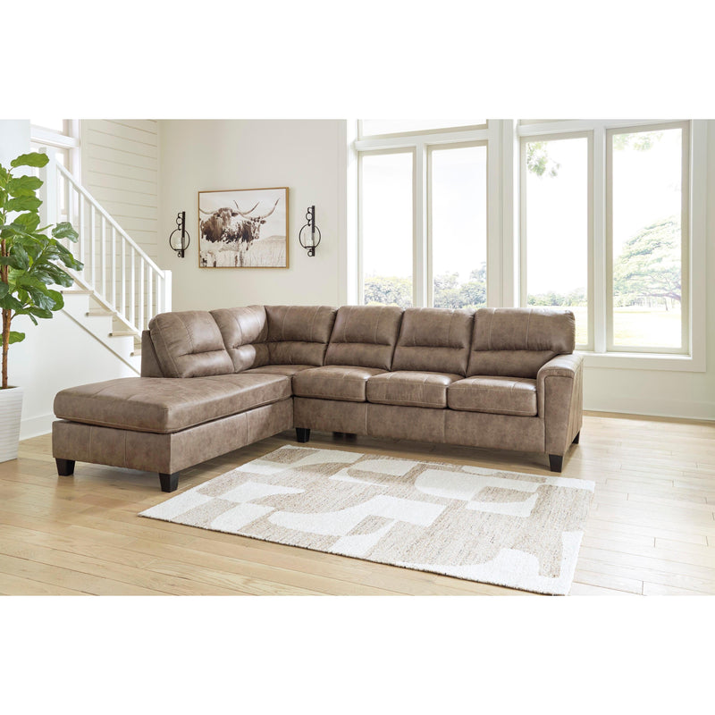 Signature Design by Ashley Navi 94004S1 2 pc Sectional Sofa Chaise IMAGE 3