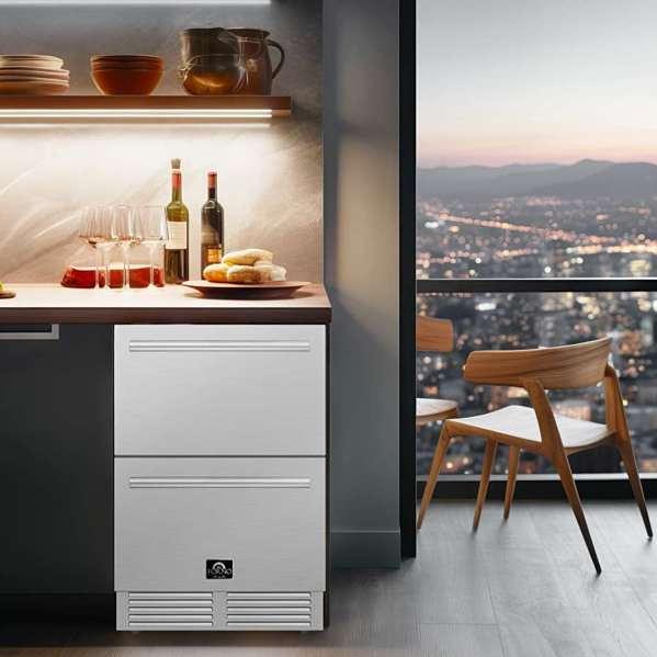 Forno 24-inch, 4.87 cu. ft. Refrigerator Drawer FDROD1611-24S IMAGE 10