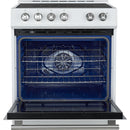 Forno 30-inch Slide-In Induction Range with Convection Technology FFSIN0982-30WHT IMAGE 11