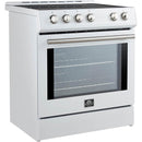 Forno 30-inch Slide-In Induction Range with Convection Technology FFSIN0982-30WHT IMAGE 14
