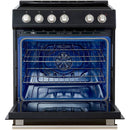 Forno 30-inch Slide-In Induction Range with Convection Technology FFSIN0982-30BLK IMAGE 10