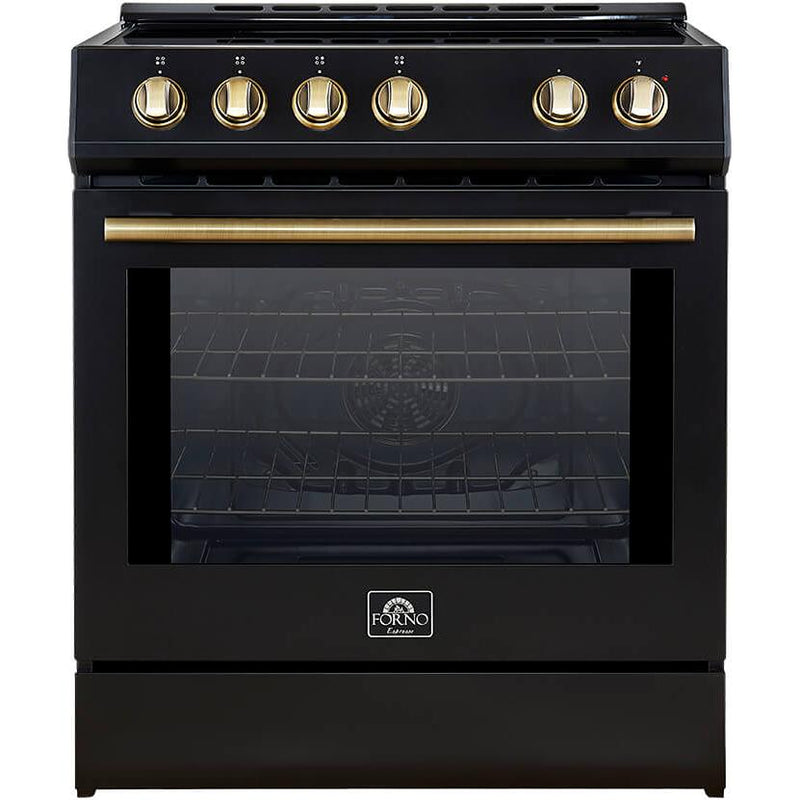 Forno 30-inch Slide-In Induction Range with Convection Technology FFSIN0982-30BLK IMAGE 1