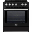 Forno 30-inch Slide-In Induction Range with Convection Technology FFSIN0982-30BLK IMAGE 2