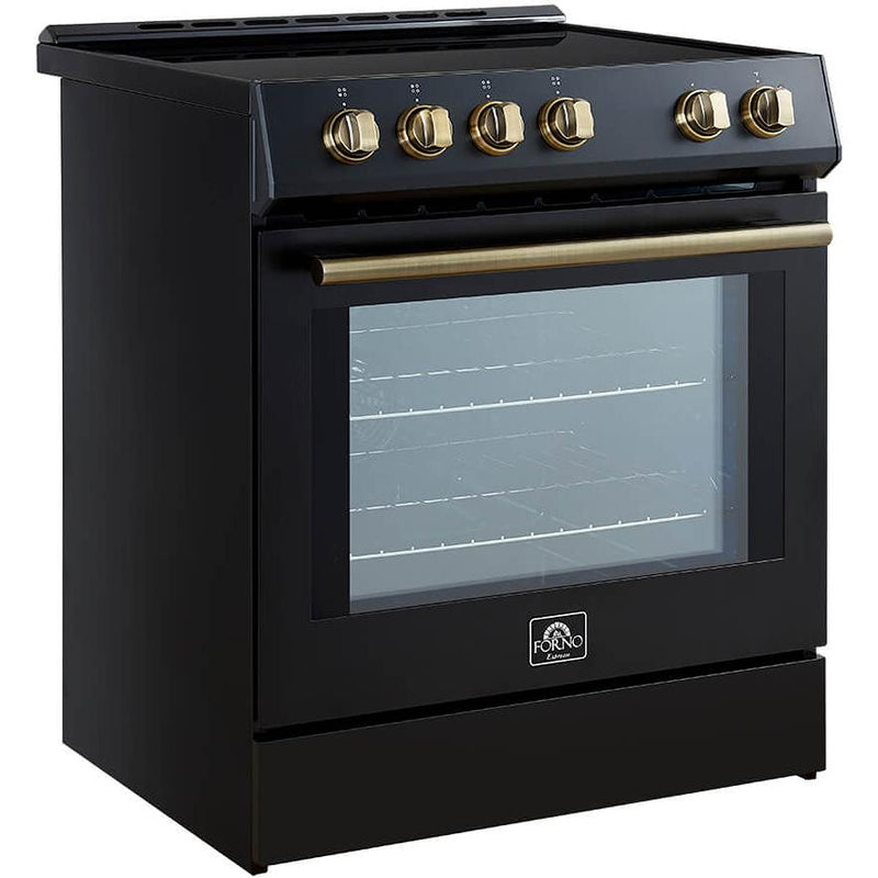 Forno 30-inch Slide-In Induction Range with Convection Technology FFSIN0982-30BLK IMAGE 3
