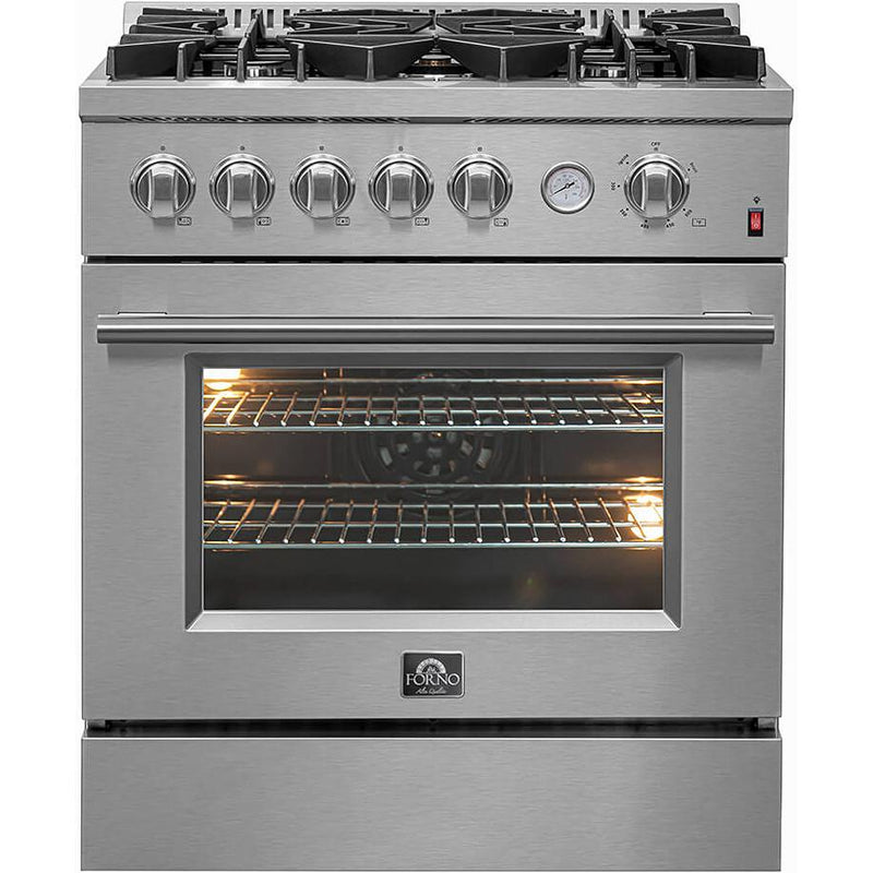Forno 30-inch Freestanding Gas Range with Convection Oven Technology FFSGS6274-30 IMAGE 1