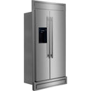Forno 36-inch, 20 cu. ft. Built-in Side-by-Side Refrigerator FFRBI1844-40MG IMAGE 3