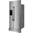 Forno 36-inch, 20 cu. ft. Built-in Side-by-Side Refrigerator FFRBI1844-40MG IMAGE 4