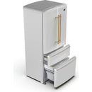 Forno 33-inch, 18 cu. ft. Counter-Depth French Four Door Refrigerator with Interior Ice Maker FFFFD1791-33WHT IMAGE 4