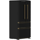 Forno 33-inch, 18 cu. ft. Counter-Depth French Four Door Refrigerator with Interior Ice Maker FFFFD1791-33BLK IMAGE 10