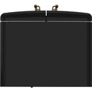 Forno 33-inch, 18 cu. ft. Counter-Depth French Four Door Refrigerator with Interior Ice Maker FFFFD1791-33BLK IMAGE 12