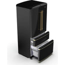 Forno 33-inch, 18 cu. ft. Counter-Depth French Four Door Refrigerator with Interior Ice Maker FFFFD1791-33BLK IMAGE 4