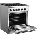 Forno 30-inch Freestanding Dual-Fuel Range with True European Convection Technology FFSGS6197-30 IMAGE 2