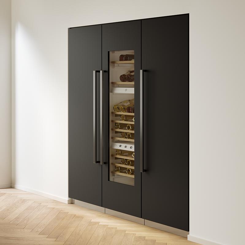  Bertazzoni Carbonio Front Panel for 30" Built-In Freezer Columns SP30CC IMAGE 2