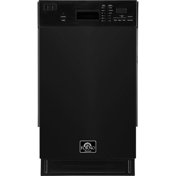 Forno 18-inch Built-in Dishwasher with Delay Start FDWBI8041-18BLK IMAGE 1