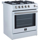 Forno 30-inch Freestanding Gas Range with Convection Technology FFSGS1116-30WHT IMAGE 11