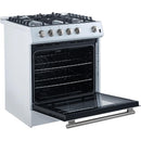 Forno 30-inch Freestanding Gas Range with Convection Technology FFSGS1116-30WHT IMAGE 12