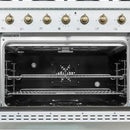 Forno 36-inch Freestanding Dual-Fuel Range with Convection Technology FFSGS6113-36WHT IMAGE 5