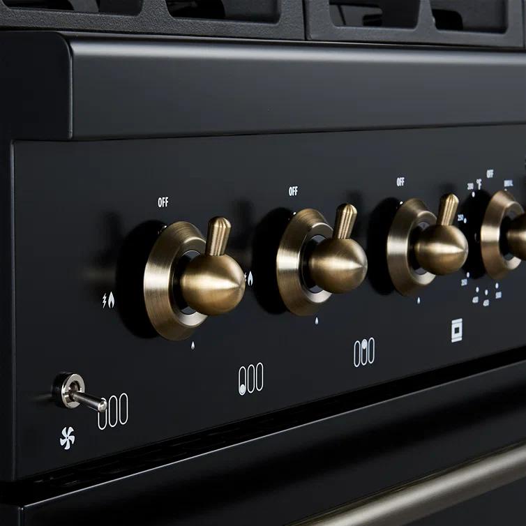 Forno 36-inch Freestanding Dual-Fuel Range with Convection Technology FFSGS6113-36BLK IMAGE 5