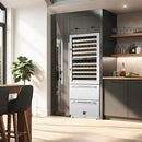 Forno Celano 21.3 cu. ft. Freestanding Beverage and Wine Cellar Combinaison FWCDR6697-30S IMAGE 13