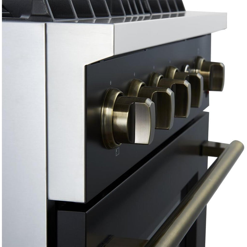 Forno 30-inch Freestanding Gas Range with Convection Technology FFSGS6277-30BLK IMAGE 4