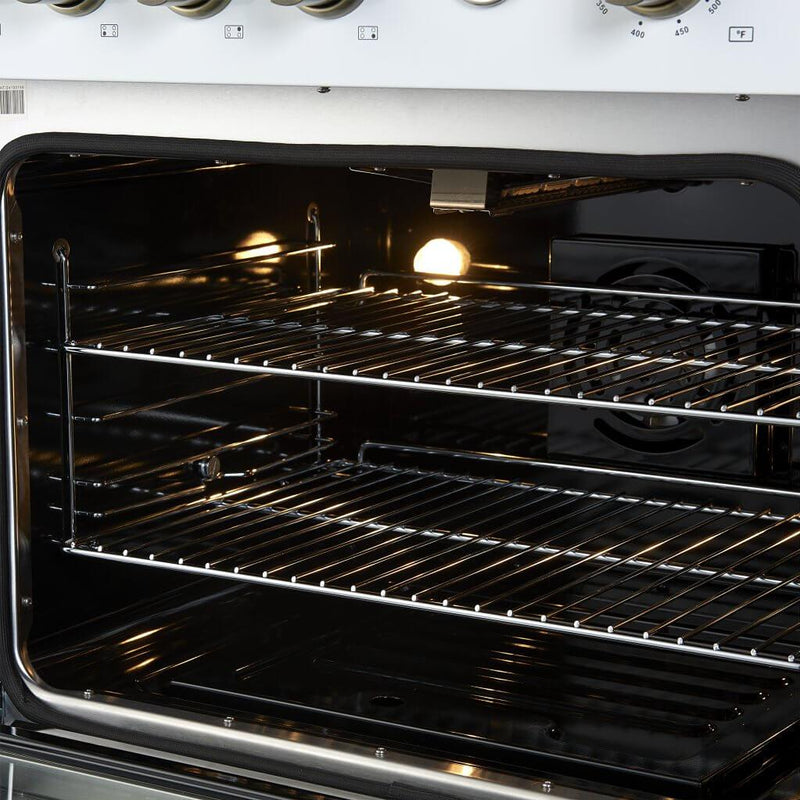 Forno 30-inch Freestanding Gas Range with Convection Technology FFSGS6277-30WHT IMAGE 10