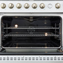Forno 36-inch Freestanding Gas Range with Convection Technology FFSGS6277-36WHT IMAGE 3