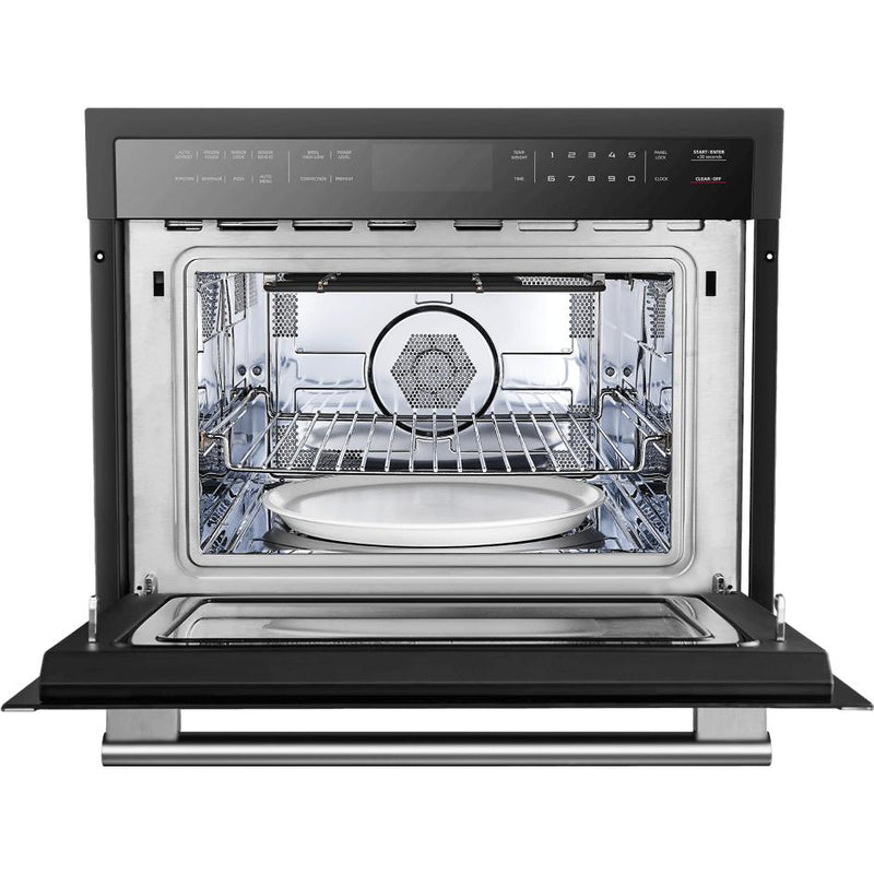 Forno 24-inch, 1.6 cu. ft. Built-In Microwave Oven with Convection Technology FMWDR3093-24BLK IMAGE 3
