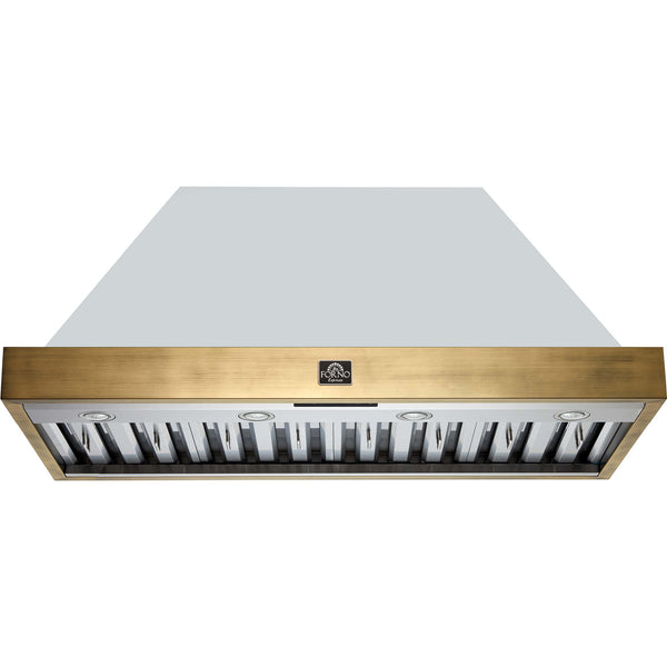 Forno 48-inch Vittorio Wall Mount Range Hood FRHWM5078-48WHT IMAGE 1