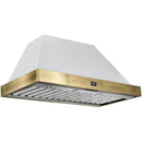 Forno 48-inch Vittorio Wall Mount Range Hood FRHWM5078-48WHT IMAGE 2