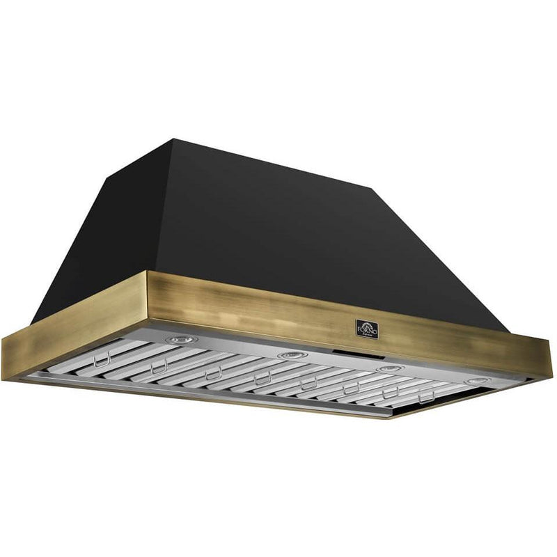Forno 48-inch Vittorio Wall Mount Range Hood FRHWM5078-48BLK IMAGE 3