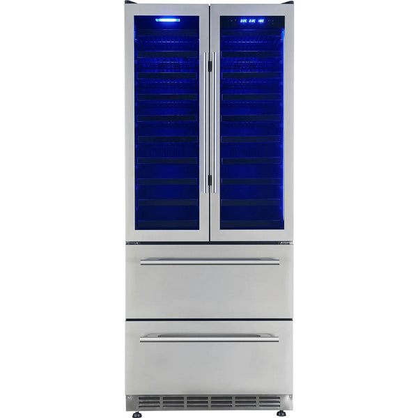 Forno Campania 17.7 cu. ft. Combination Wine Cooler and Beverage Drawers FWCDR6635-32S IMAGE 1