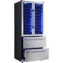 Forno Campania 17.7 cu. ft. Combination Wine Cooler and Beverage Drawers FWCDR6635-32S IMAGE 5