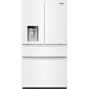  Whirlpool 36-Inch French Door Refrigerator with In-Door Water and Ice Maker WRMF3536SW IMAGE 1