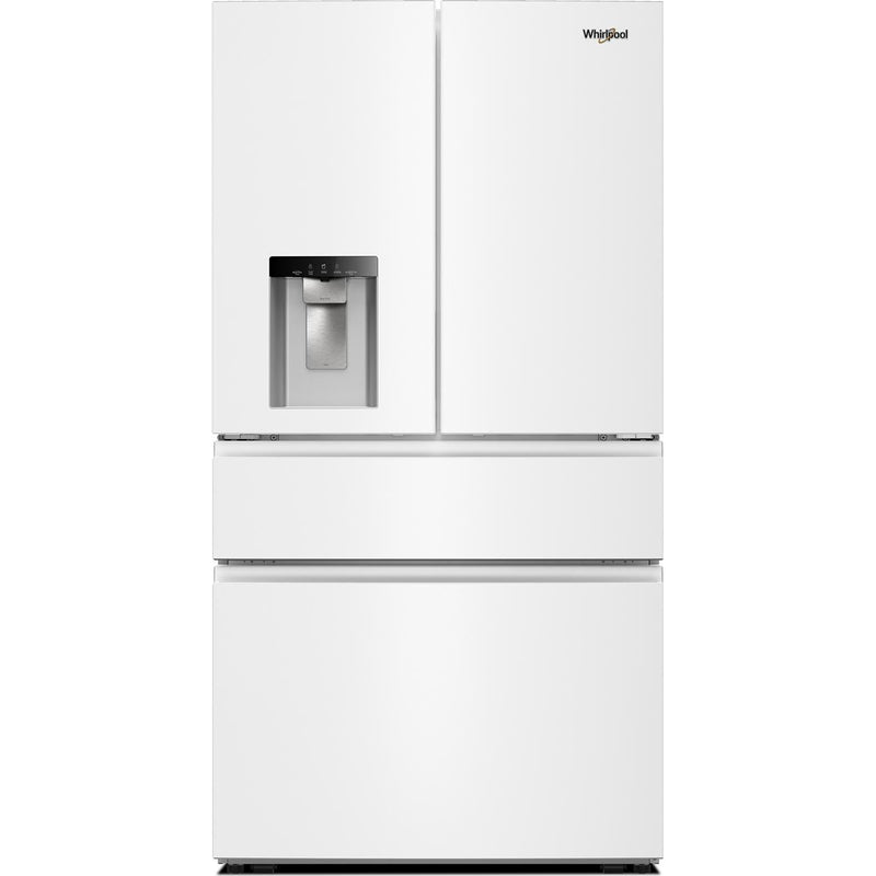  Whirlpool 36-Inch French Door Refrigerator with In-Door Water and Ice Maker WRMF3536SW IMAGE 1