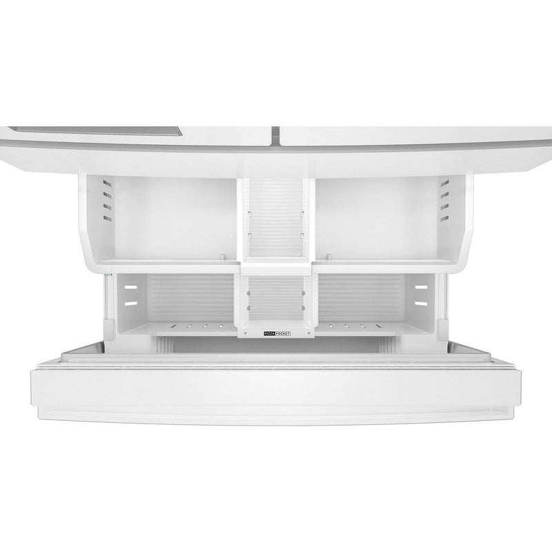  Whirlpool 36-Inch French Door Refrigerator with In-Door Water and Ice Maker WRMF3536SW IMAGE 3