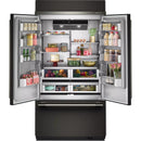  KitchenAid 42-inch, 24.2 cu. ft. Built-in French 3-Door Refrigerator KBFN542SBE IMAGE 2